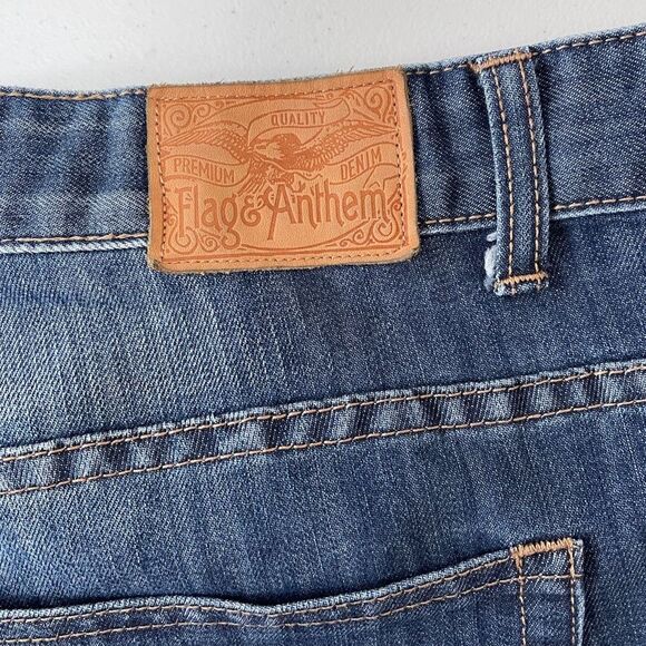 Flag & Anthem Men's Relaxed Straight Fit Jeans Size 38 x 30 - Picture 4 of 8